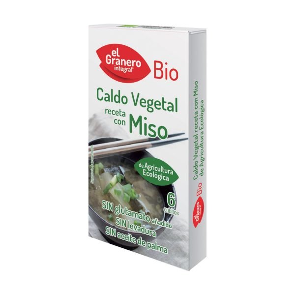 Caldo Vegetal con Miso sin Levadura Bio