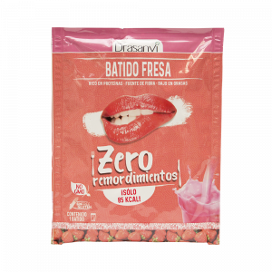 Sobre batido proteico fresa 25 g  Zero remordimientos