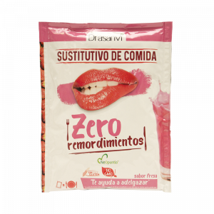 Sobre batido sustitutivo fresa 52 g  Zero remordimientos