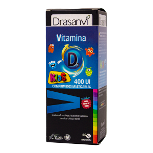 Vitamina D3 400 UI 60 comprimidos masticable niños