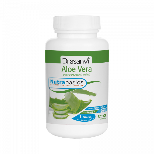 Nutrabasic, Aloe vera 120 comprimidos Bote