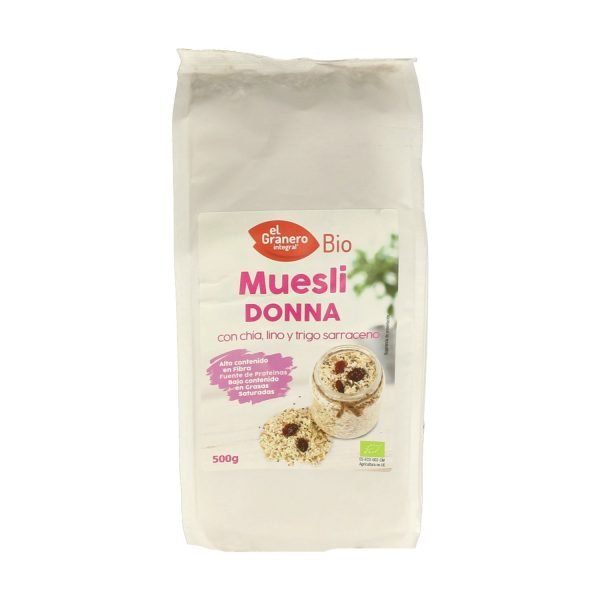 Muesli Donna con Chía, Lino y Trigo Sarraceno Bio - Imagen 2