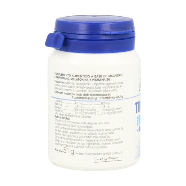 Triptófano con melatonina, magnesio y vitamina B6 - Imagen 2