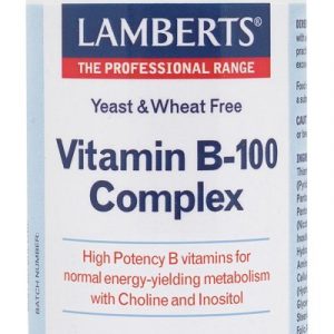 Complejo B 100 mg con todas las vitaminas B. Una al día – 60