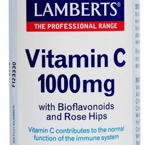 Vitamina C 1000 mg con Bioflavonoides y Escaramujo 60 tabletas – 60