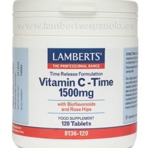 Vitamina C 1500 mg. Liberación Sostenida 120 tabletas – 120