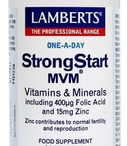 StrongStart MVM® Multivitamínico prenatal con ácido fólico y Zinc – 60 Tabletas