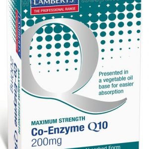 Co-Enzima Q10 200 mg, o Ubiquinona (CoQ10) 60 cápsulas – 60 Cápsulas