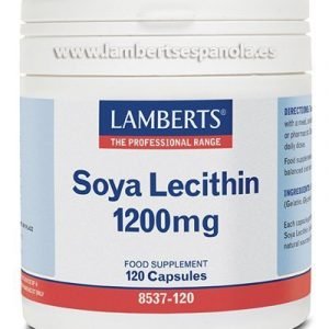 Lecitina de Soja 1200 mg es una fuente de Fosfatidil Colina – 120 Cápsulas