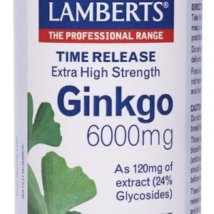 Ginkgo Biloba 6000 mg en extracto – 180 Tabletas