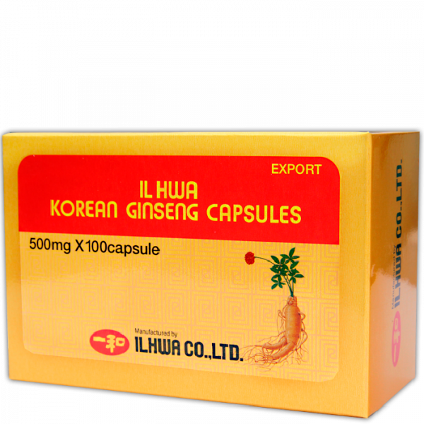 CÁPSULAS DE GINSENG COREANO 500 MG