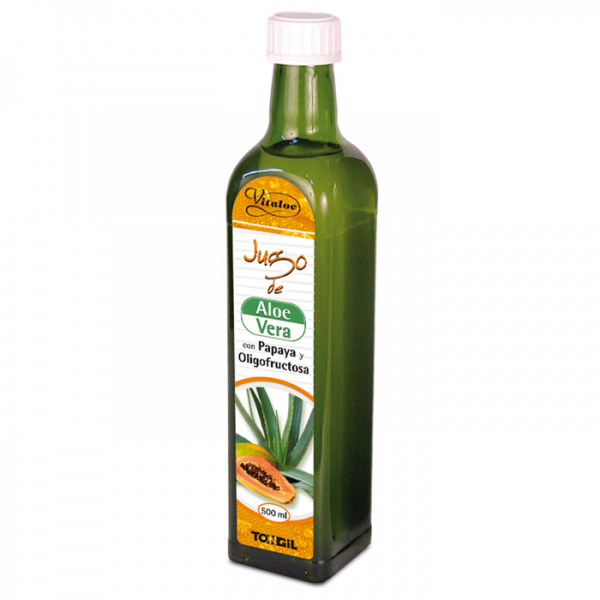 JUGO DE ALOE VERA CON PAPAYA Y OLIGOFRUCTOSA