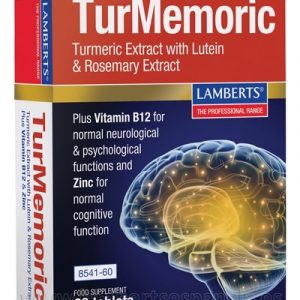 TurMemoric es un Extracto de Cúrcuma, Luteína, Romero y más – 60 Tabletas