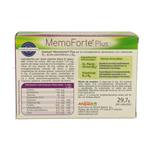 Memoforte Plus - Imagen 2