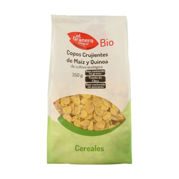 Copos crujientes de Maíz y Quinoa Bio