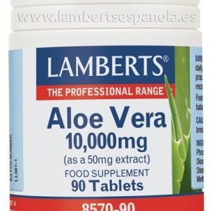 Aloe Vera 10.000 mg (como extracto) en comprimidos. – 90 Tabletas