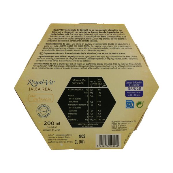 Jalea Real Top Formula Royal-Vit - Imagen 2