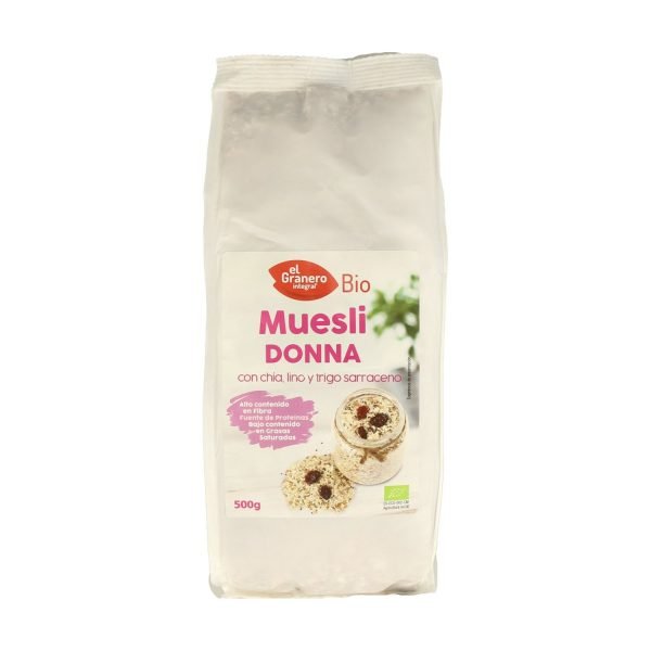 Muesli Donna con Chía, Lino y Trigo Sarraceno Bio
