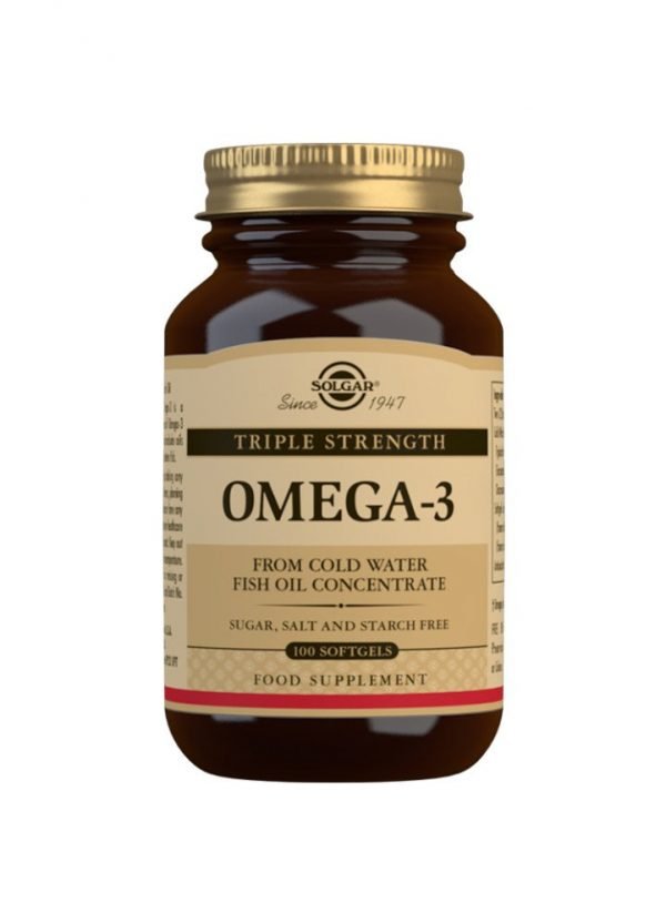 Omega-3 "Triple Concentración" - 100 Cápsulas blandas