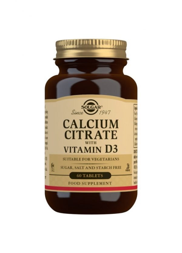 Citrato de Calcio con Vitamina D3 - 60 Comprimidos