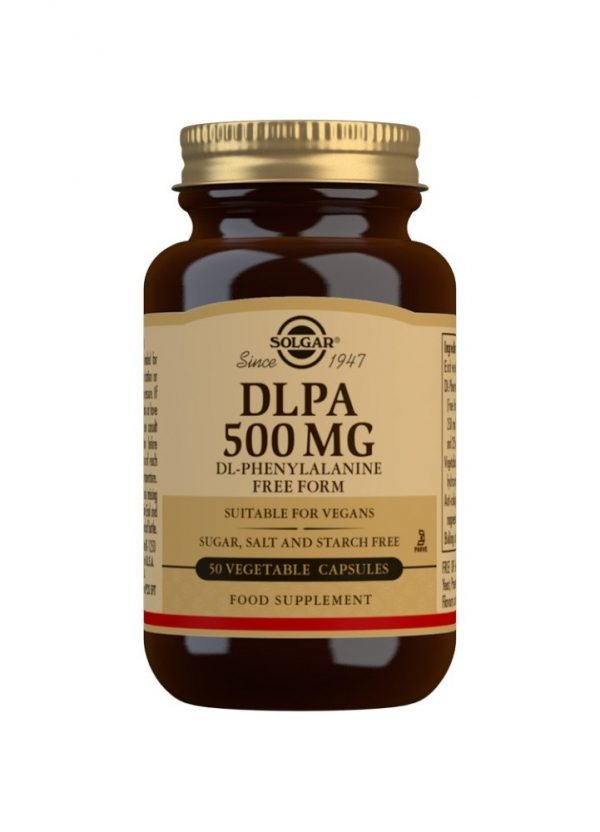 DLPA (DL-Fenilalanina) 500 mg - 50 Cápsulas vegetales