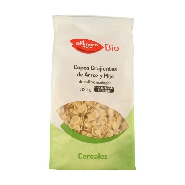 Copos Crujientes de Arroz y Mijo Bio