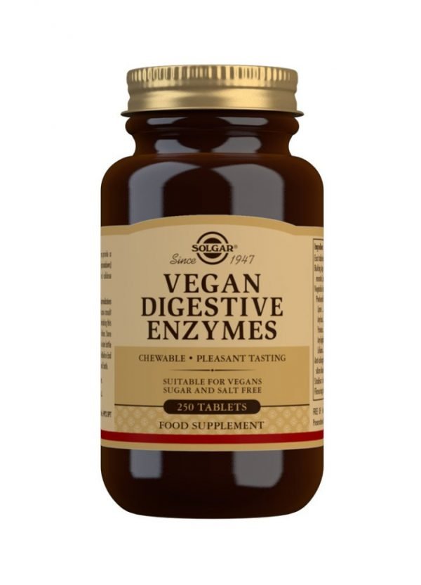 Vegan Enzimas Digestivas - 250 Comprimidos masticables