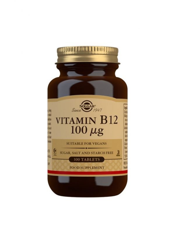 Vitamina B12 100 μg (Cianocobalamina) - 100 Comprimidos