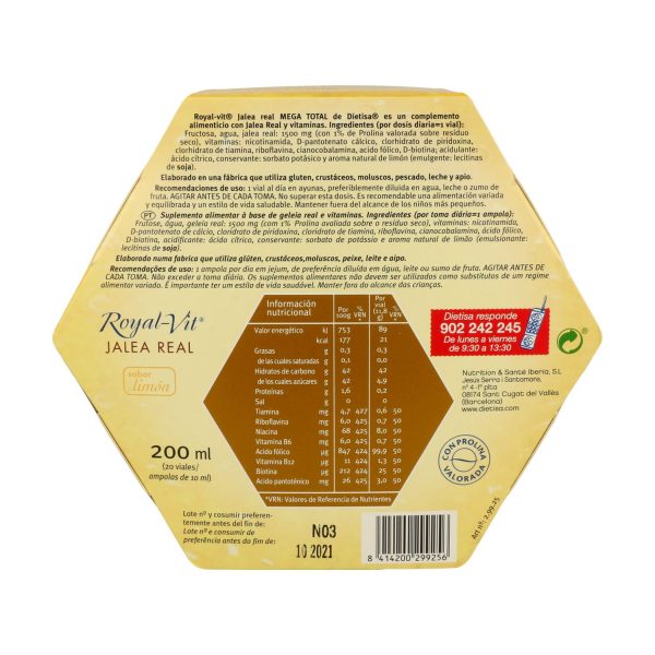 Royal Vit Mega Total Jalea Real - Imagen 2