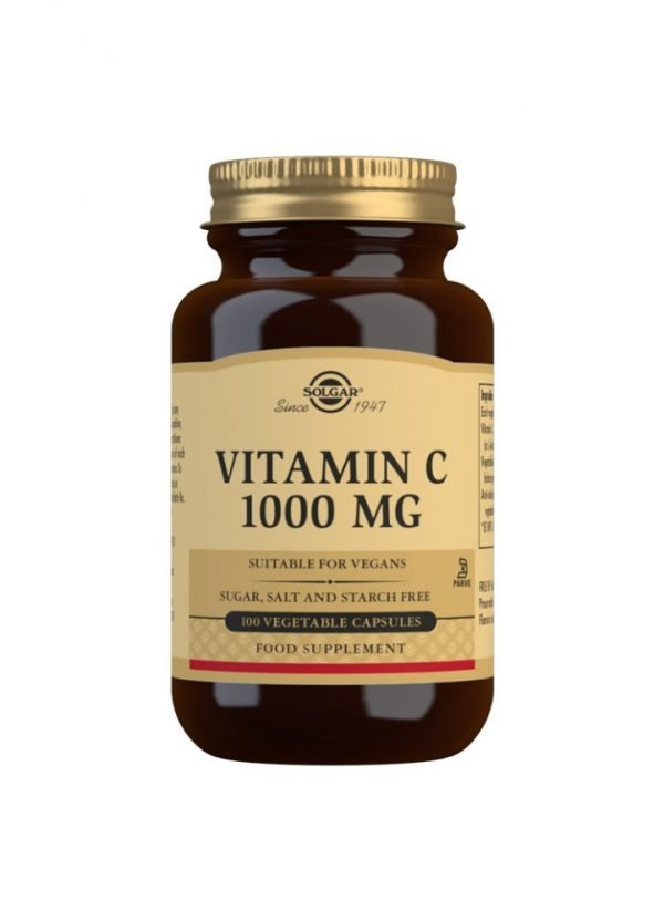 Vitamina C 1000 mg - 100 Cápsulas vegetales