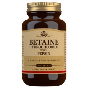 Betaína Clorhidrato con Pepsina – 100 Comprimidos