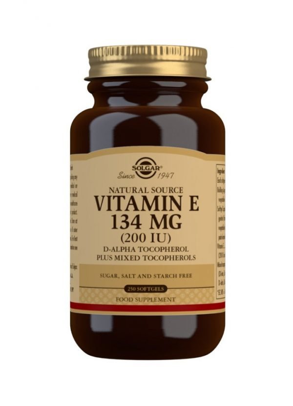 Vitamina E 200 UI (134 mg) - 250 Cápsulas blandas