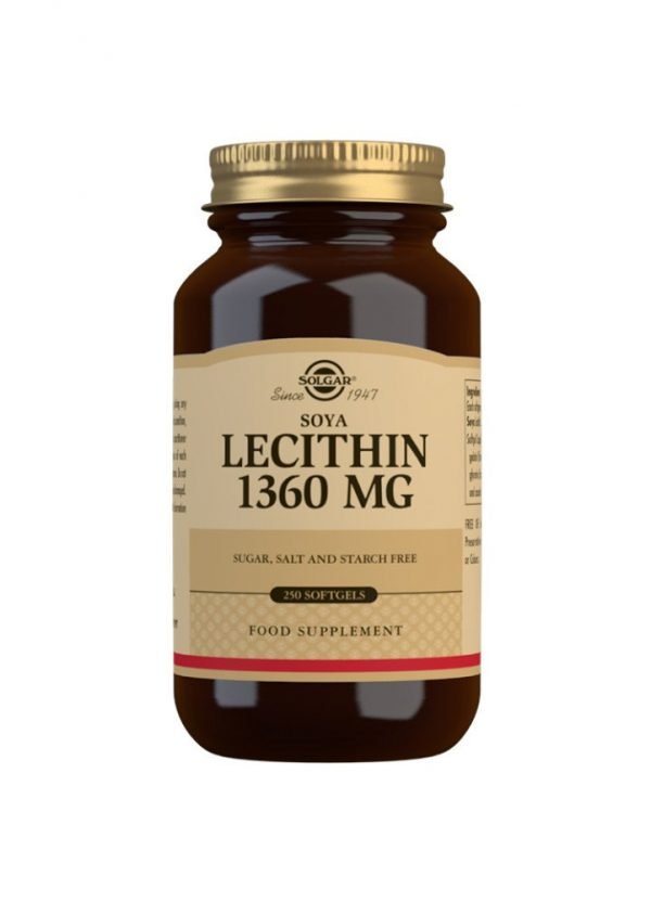 Lecitina de Soja 1360 mg - 200 Cápsulas blandas