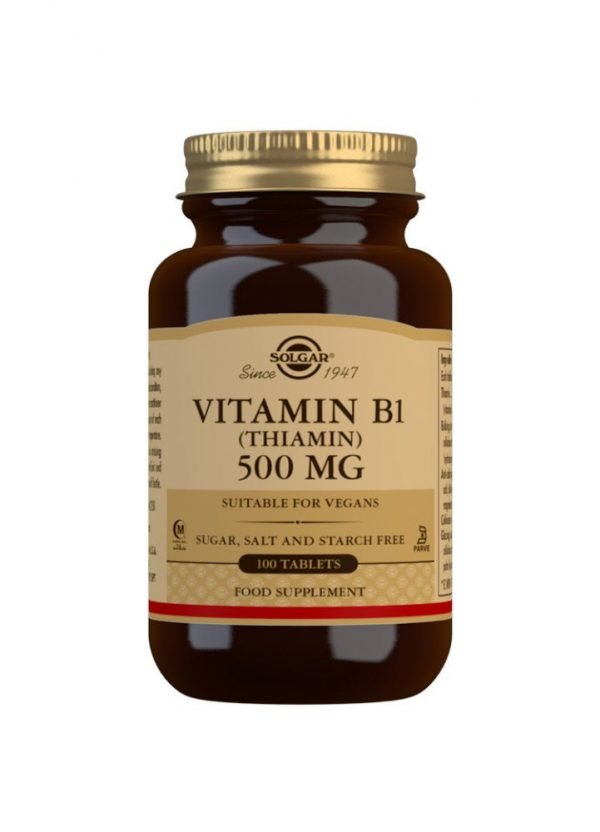 Vitamina B1 500 mg (Tiamina) - 100 Comprimidos