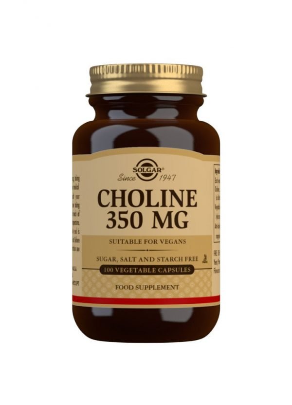 Colina 350 mg - 100 Cápsulas vegetales