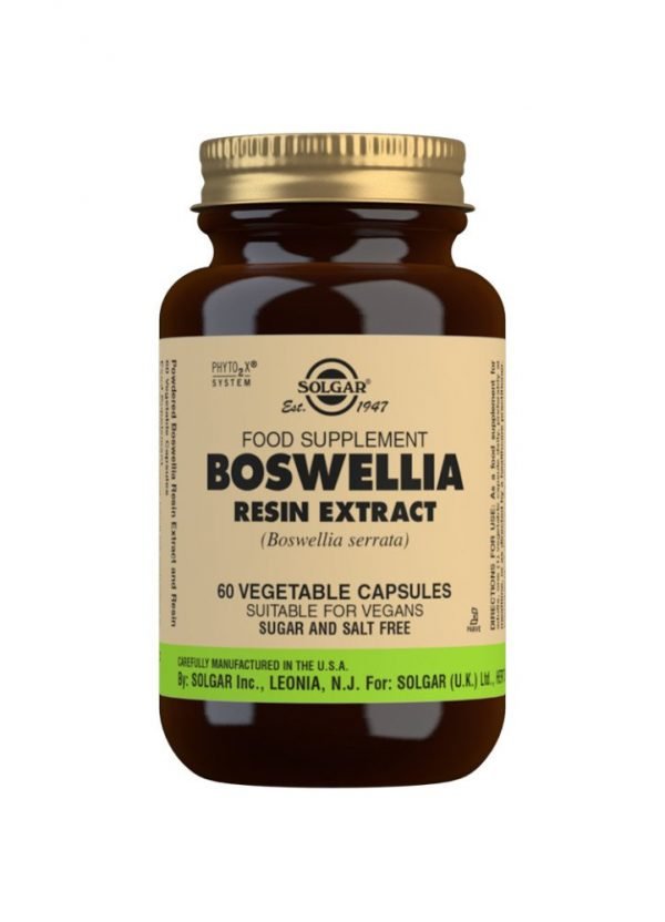 Boswellia Extracto de resina (Boswellia serrata) - 60 Cápsulas vegetales