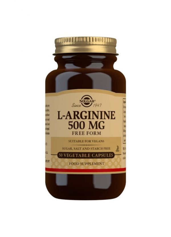 L-Arginina 500 mg - 50 Cápsulas vegetales