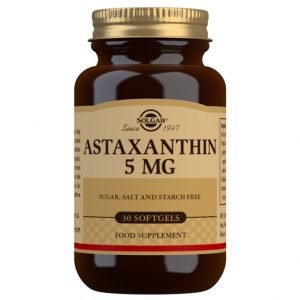 Astaxantina 5 mg – 30 Cápsulas blandas