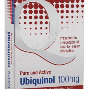 Ubiquinol 100 mg es la forma activa reducida de la Coenzima Q10 – 60 Cápsulas