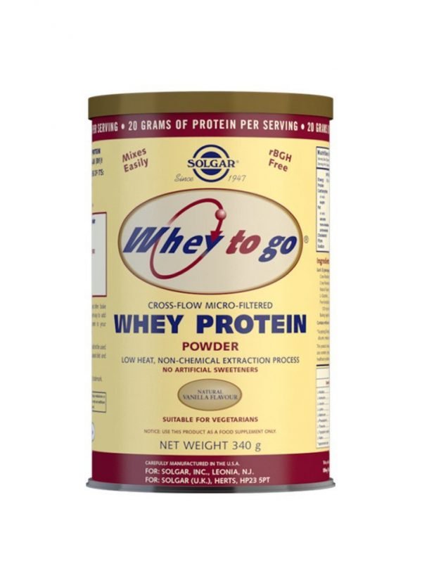 Whey To Go Proteína de suero en polvo (Sabor vainilla) - 340 gr