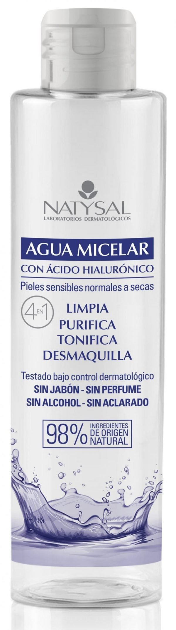 AGUA MICELAR CON ÁCIDO HIALURÓNICO Y PENTAVITIN