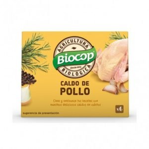 Caldo cubitos pollo Biocop 6×11 g