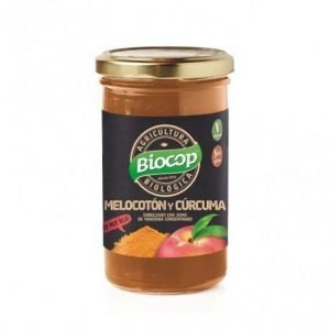 Compota de melocotón y cúrcuma Biocop 280 g