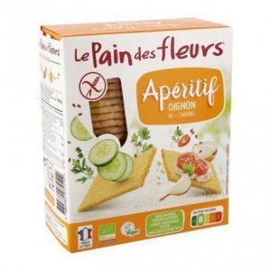 Cracker de cebolla para aperitivo Le Pain des Fleurs 150 g