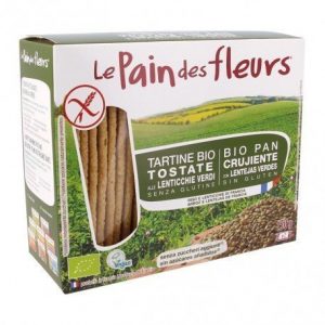 Cracker lenteja verde Le Pain des Fleurs 150 g