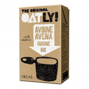 Crema de avena ligera Cuisine Oatly Bio 250 ml