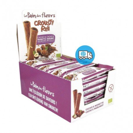 Crousty roll de cacao y avellanas Le Pain des Fleurs 25g