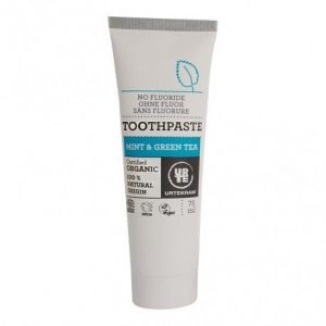 Dentífrico Menta-té verde Urtekram 75 ml