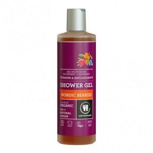 Gel baño frutos rojos Urtekram 250 ml