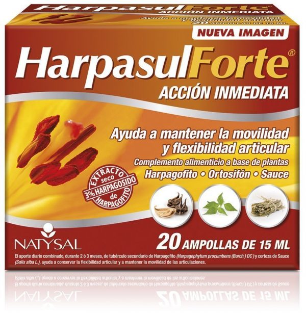 HARPASUL ® FORTE  (Harpagofito + Ortosifón + Sauce)